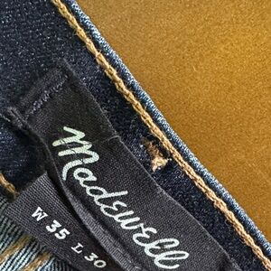 Madewell Dark Blue Denim Pants